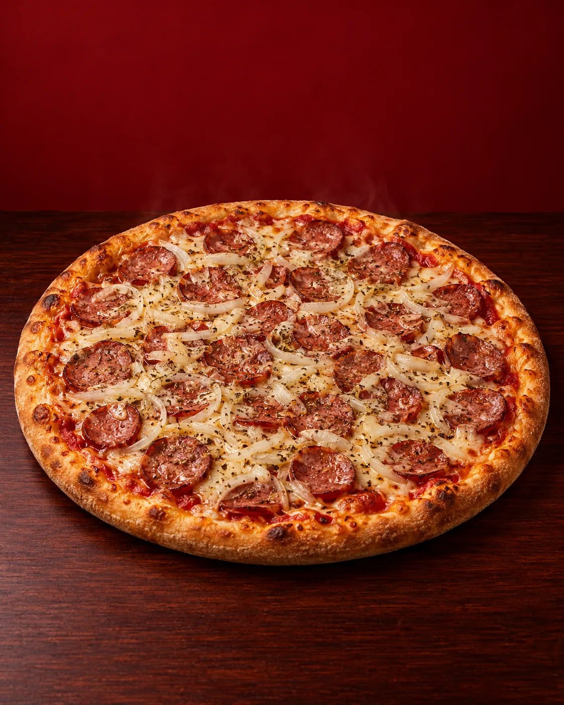 Pizza de calabresa de 30 cm da Pizzaria da Solinho